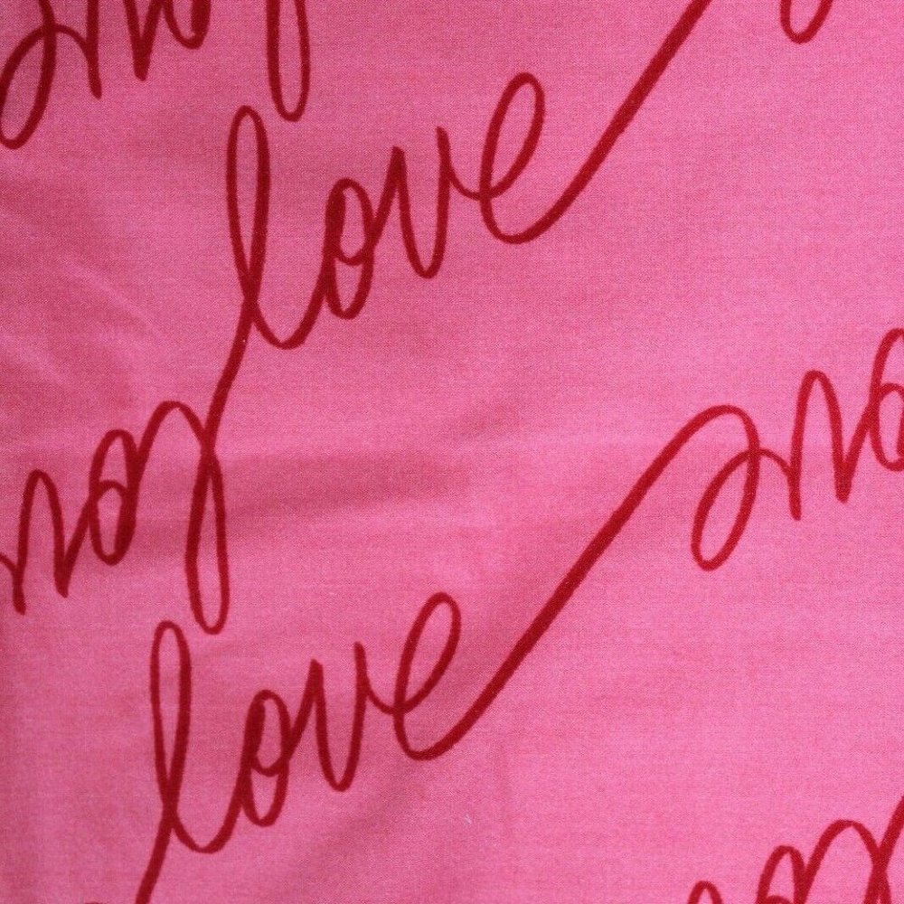 NWOT LuLaRoe OS One Size Leggings Pink Red Love - Picture 2 of 3